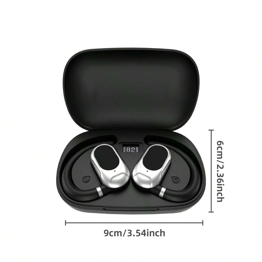 Kabellose 5.3 Sport Bluetooth Kopfhörer mit eingebautem Mikrofon und Lautstärkeregelung, offene