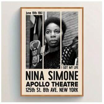 1 件复古音乐之星帆布装饰艺术海报、墙壁装饰、现代水墨艺术品，适用于家庭办公室、客厅、卧室、无框肖像壁挂装饰