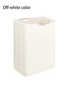 1 pieza, Cesta plegable de lavandería a prueba de humedad e impermeable de gran capacidad para almacenar ropa, juguetes y decoración del hogar, dormitorio