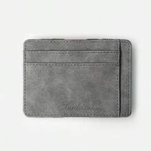 Portafoglio magico in pelle opaca, porta carte di credito, portamonete con cerniera, regalo vintage divertente per uomo, regalo di Natale, Ringraziamento, vacanza, escursionismo, uomo, laptop, grande capacità, multifunzionale, all'aperto, portatile, casual, studente, papà, ragazzo, borsa in pelle, borsa multifunzionale per uomo, borsa da viaggio, borsa vintage