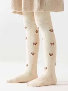 A New Autumn And Winter Children's Coffee Color Pantyhose, Soft Skin Solid Color Girls With Warm Leggings - Multicolor - View 4