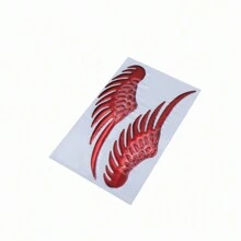 Pair 3D Wings Car Stickers Personalized Badge Emblem Motorcycle Decal Offroad Dual Sport Bike Atv Scooter Chopper Custom - one-size - View 7