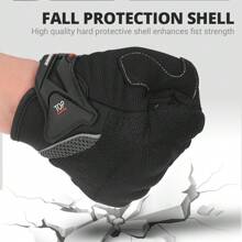 Motorcycle Gloves Black Hand Warmers Moto Gloves Touch Screen Motorbike Gloves Full Finger Gloves Riding Protection Bike Racing Protective Gear Motorcycle Accessories - Multicolor - View 2