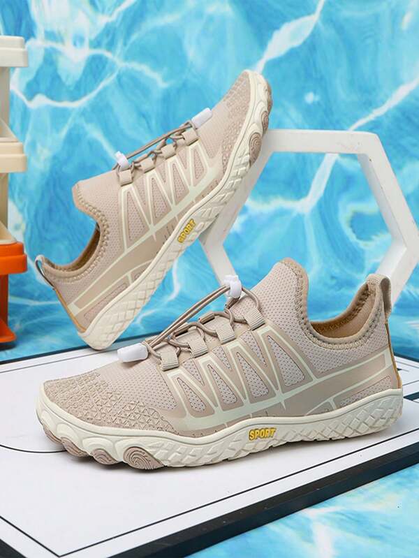 Sapatos aquáticos para casais, tênis de corrida indoor fitness, sapatos de praia minimalistas Five Fingers para mulheres