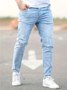 Teen Boy Fashionable Stretch Skinny Jeans
