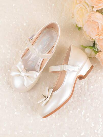 Stelle Mädchen Abendschuhe Glitzer Prinzessin Schuhe Blume Mary Jane Low Heels Party Hochzeit Abschlussball Schuhe für Kleinkinder
