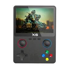 Handheld Game Console, Portable Retro Video Game Console With A 32G TF Card Pre-Loaded 10000+ Games, Dual 3D Joystick, 11 Emulators, 2000mAh Polymer Lithium-Ion Battery - Black - View 1