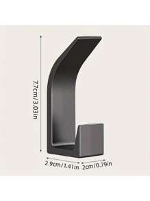 5pcs Self-Adhesive Hooks, No Drilling Required, Plastic Towel Hooks For Bathroom, Clothes Hangers For Wardrobe, Bathrobe Hooks For Bedroom, Key Holder Hooks For Home Organization, Casual Style, Bathroom/Living Room/Kitchen Accessories