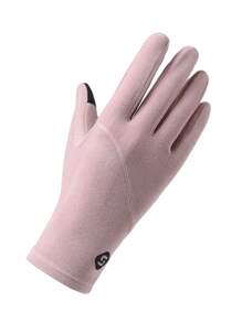 Modelli autunnali e invernali di guanti in pile per donna, antiscivolo, per touchscreen, guida, sport, elastici, antivento, termici, sottili, antivento e caldi