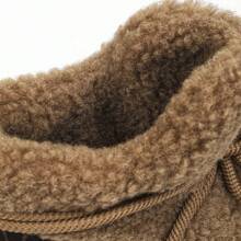 Nuovi stivali corti invernali da donna, comodi e con fodera termica, con suola antiscivolo e spessa, decorati con fiocchi di neve