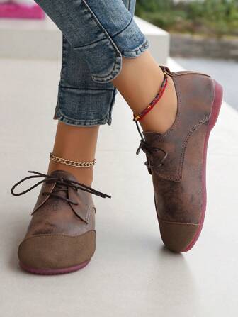 2024 New Retro Soft-Sole Loafers, Fashion Casual Slip-On Flats, Comfortable Soft Leather Round Toe Plus Size Shoes, Lightweight And Lightweight