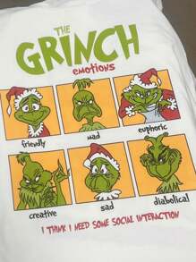 Camiseta Emotions de Natal - Creme