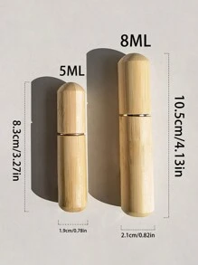 Customized Bamboo-Made Perfume Spray Bottle, Personalized Name Perfume Sprayer, Refillable Small Portable Fragrance Atomizer, Ideal Bridesmaid Gift