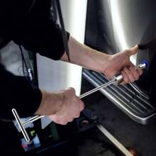 Car Paintless Dent Repair Kit | Nylon Glue Puller Tabs + Long Tools - DIY Body Dent Removal - Blue - View 8