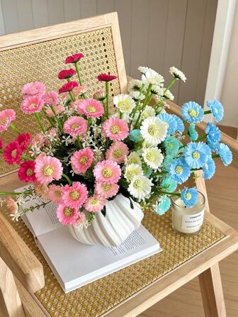 1/2/3 件人造花 人造花 千层树 菊花 人造花 婚礼派对装饰 假花 情人节 礼物