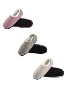 1 Pair Women's Warm, Soft, Comfortable Sparkling Anti-Slip Indoor House Slipper Socks For Winter