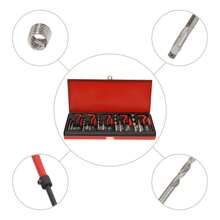 Thread Repair Kit - 銀色和紅色 - 查看 4