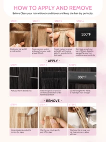 Extensiones de cabello natural Remy de calidad premium con cinta adhesiva, color natural, tejido liso, extensiones con cinta adhesiva doble cara, extensiones de cabello invisible con cinta adhesiva, 20 piezas