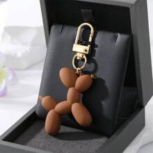 1/5 piezas Llavero de perro globo de dibujos animados - Lindo colgante de animal, decoración de mosquetón, llavero de mujer, adecuado para mochila, coche, regalo del Día de San Valentín - Multicolor - Ver 9