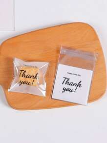 100 件透明礼品袋，适合珠宝包装，返校情人节 - 白色 - 查看 5