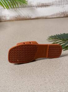 Girl's Spring And Summer Fashion Flat Bottom Slipper, Lightweight Waterproof Non-Slip Shower Home Kid's Sandals, Comfortable Outdoor Beach Girl's Slippers