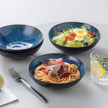 vancasso 4 Pieces Of Bowl, Bowl Set, Porcelain Bowl Set, Blue Set - Blue - View 9