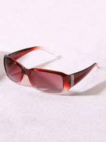 1 chiếc Kính thời trang trang trí chụp ảnh thường ngày đính pha lê, gọng kính Polycarbonate (PC) thường ngày Kính thời trang cho phụ nữ Kính râm cho phụ nữ Phụ kiện bãi biển Cổ điển Y2k - Nhiều màu - Xem 11