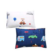 Truck Comforter Set For Boys 3 Piece 3D Print Monster Truck Bedding Sets Cartoon Car Bedding Sets Motorcycle Comforter With 1 Comforter 2 Pillowcases - Blue and White - View 5