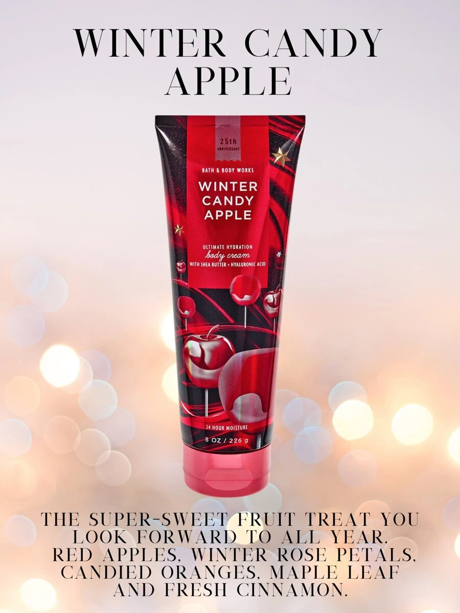 Bath & Body Works Bath And Body Works BBW Body Lotion Body Cream Body Care Fragrance - 冬季糖果蘋果奶油 - 查看 1