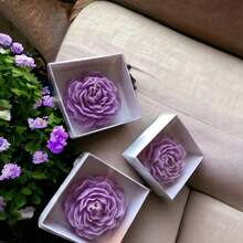 Molde de Silicone em Forma Floral 3D para Velas DIY Minimalistas para Decoração de Aniversário, Presentes de Casamento, Artes e Artesanato