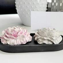 Molde de Silicone em Forma Floral 3D para Velas DIY Minimalistas para Decoração de Aniversário, Presentes de Casamento, Artes e Artesanato