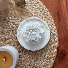 Molde de Silicone em Forma Floral 3D para Velas DIY Minimalistas para Decoração de Aniversário, Presentes de Casamento, Artes e Artesanato