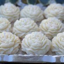 Molde de Silicone em Forma Floral 3D para Velas DIY Minimalistas para Decoração de Aniversário, Presentes de Casamento, Artes e Artesanato