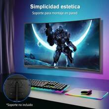 Vedd Computadoras Monitor Curvo Gamer 24 Pantalla 165hz 1ms - Tipo de Enchufe A USA (110-127V) - Ver 5