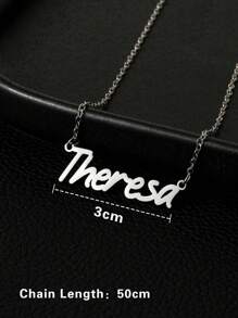 Collier personnalisé avec nom, chaîne en acier inoxydable couleur or personnalisable, convient aux hommes et aux femmes, cadeau unique et idéal pour petite amie, mère, famille. Coloré, vintage, simple, unisexe, décontracté, mignon, personnalisé, unique, cadeau idéal pour lui, cadeau idéal pour elle, elle, petit ami, petite amie, père, mère, famille, amis, pour anniversaires, pour graduations, pour le bal de promo, pour fêtes