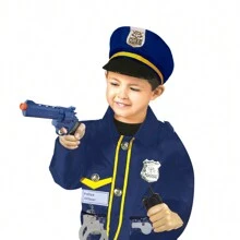 Police Officer Costumes For Toddlers, Career Day Costumes For Christmas, Dress Up Police Uniform Cop Costume Role Play Outfits For Gift Birthday,Police Costume,Costume Kids,Police