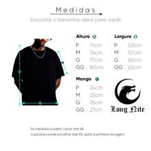 Oversized T-Shirt Streetwear Trap Rap Underground LongNite Racionais Light - 鏽棕色 - 查看 4