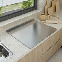 1 pezzo Tagliere per pasta in acciaio inossidabile, grande tagliere da cucina, tappetino per impastare frutta, pane e prodotti da forno per uso domestico