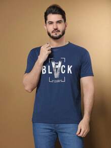 Camiseta Manga Curta Masculina Black Music