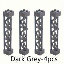 3pcs Plates 16 X 16 Double Sided Baseplate Building Blocks, Base Plate City Parts, Educational Toy Christmas Gifts - Multicolor - View 16