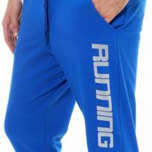 CARDIO BEAT Pantalones deportivos de estilo novio para hombres - azul real - Ver 1