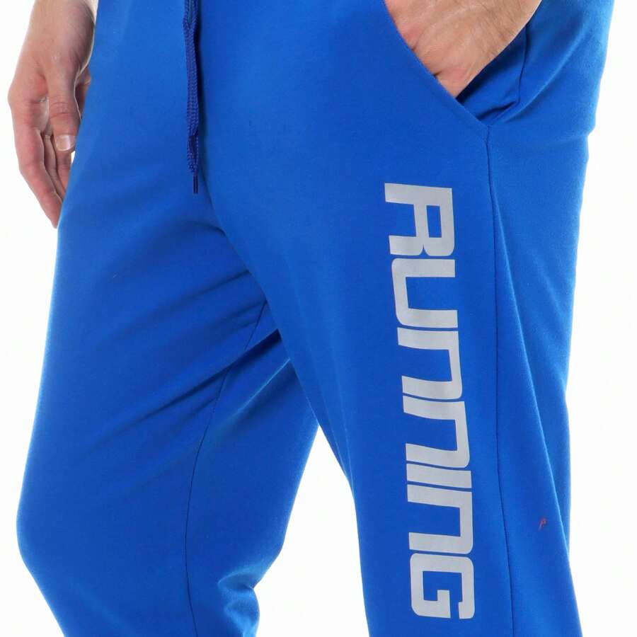 CARDIO BEAT Pantalones deportivos de estilo novio para hombres - azul real - Ver 1