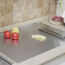 1 pezzo Tagliere per pasta in acciaio inossidabile, grande tagliere da cucina, tappetino per impastare frutta, pane e prodotti da forno per uso domestico