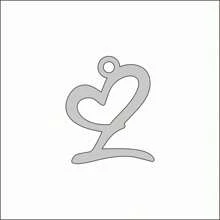 Single Stainless Steel Gold-Color Women's Initial Heart Necklace, Simple & Personalized Design, Perfect Pendant Gift For Girlfriend On Christmas Or Valentine's Day,Mom,Mother,Mother's Day,Gift