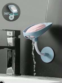 1/2/3/4件贝壳皂盒，创意皂盒，壁挂式排水免钻收纳架，浴室马桶皂架，延长肥皂寿命，保持肥皂干爽清洁，易于清洁。大孔设计，快速排水，保持肥皂干燥，浴室必备皂盒。家居浴室装饰秋季装饰返校季 - 彩色 - 查看 10