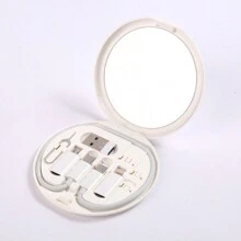 OIITH Caja de almacenamiento de cable de datos multifuncional de 60 W PD con carga rápida, soporte para teléfono móvil, cable de carga, de tamaño portátil para viajes, apto para iPhone, iPad, iPod, AirPods, Redmi, OPPO, Vivo, Realme, Honor, Moto, Galaxy, Pixel, Android - Multicolor - Ver 9