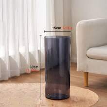 1pc Acrylic Anti-Drop Vase, Transparent Straight Tube, Multi-Functional Creative Vase, Living Room & Bedroom Decor, Transparent Glass Vase/Planter/Fish Tank, Large Living Room & Bedroom Decor Gift, Birthday, Graduation, Home Decor, Christmas Decor, Christmas Vase - Clear - View 15