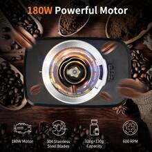 1 professionele elektrische koffiemolen, 180 W, 52 maalstanden, 2 standen, antistatische functie, digitaal lcd-scherm, espresso-portafilterhouder, grote capaciteit, roestvrij staal, zilver - ideaal voor dagelijks gebruik in koffiehuizen of thuis