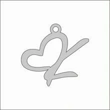 Single Stainless Steel Gold-Color Women's Initial Heart Necklace, Simple & Personalized Design, Perfect Pendant Gift For Girlfriend On Christmas Or Valentine's Day,Mom,Mother,Mother's Day,Gift