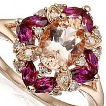 1pc Elegant 14K Gold Plated Copper Leaf Design Ring With Synthetic Cubic Zirconia, Luxurious Round Princess Cut Engagement Ring, Suitable For Daily Wear And Special Occasions, Ideal Gift For Valentine's Day Or Anniversary Valentines